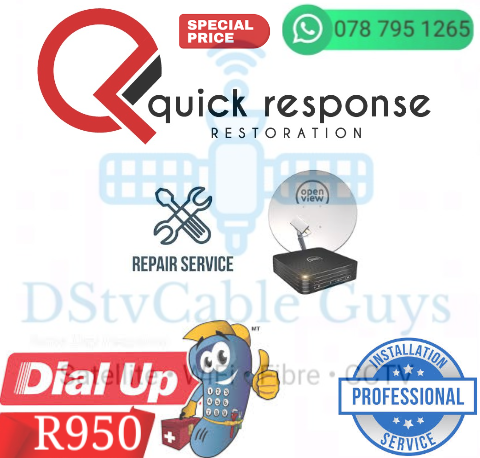 Open View HD installation and repair in Johannesburg. Find installers to set up OV HD decoders and dishes in Sandton, Randburg, Roodepoort and Krugersdorp. Agent available for same day service.