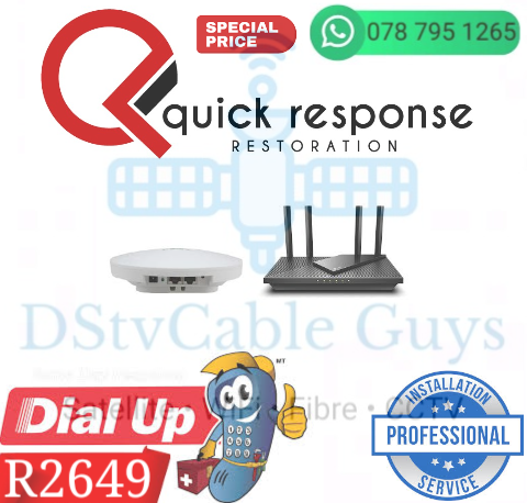 WiFi Access Point installation and repair in Johannesburg. Ubiquiti, TP-Link Omada and Ruckus AP installation in Sandton, Randburg, Roodepoort and Krugersdorp.
